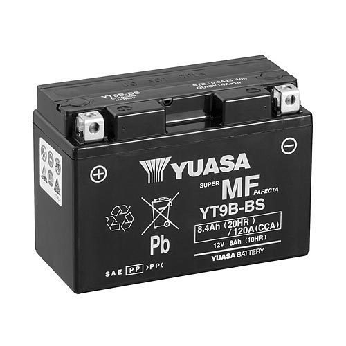 Yuasa YT9B-BS AGM Motorradbatterie 8.4 Ah