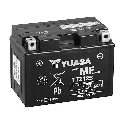 Yuasa TTZ12S AGM Motorradbatterie 11.6 Ah