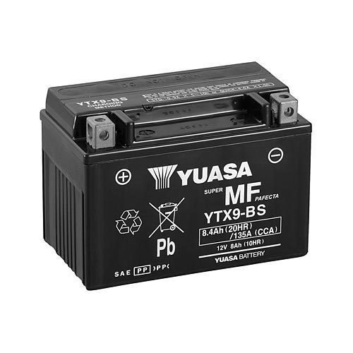 Yuasa YTX9-BS AGM Motorradbatterie 8.4 Ah