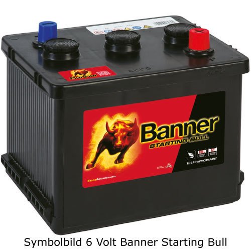 11211 Banner Starting Bull Autobatterie 6 Volt - 112 Ah - 540 A