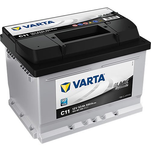 Varta C11 - 553 401 050 – Black dynamic 12 Volt - 53 Ah - 500 A