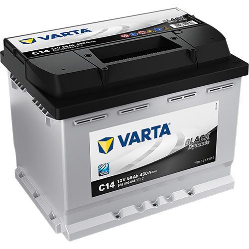 Varta C14 - 556 400 048 – Black dynamic 12 Volt - 56 Ah - 480 A