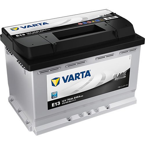 Varta E13 - 570 409 064 – Black dynamic 12 Volt - 70 Ah - 640 A