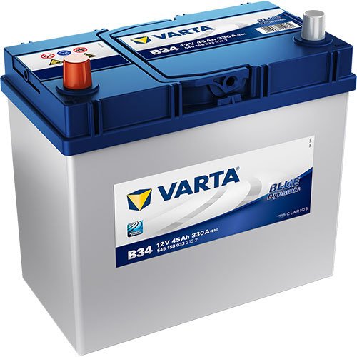 Varta B34 - 545 158 033 – Blue dynamic 12 Volt - 45 Ah - 330 A