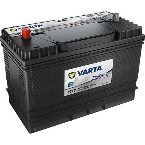 Varta H17 - 605102080 - Standard Nutzfahrzeugbatterie 12 Volt - 105 Ah - 800 A