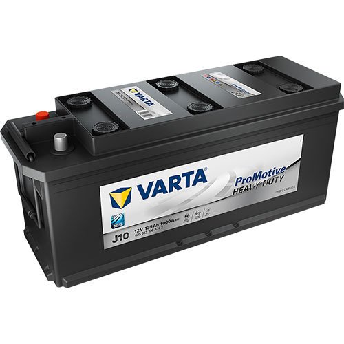 Varta J10 - 635052100 - Standard Nutzfahrzeugbatterie 12 Volt - 135 Ah - 1000 A