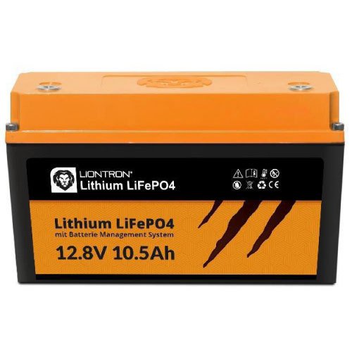Liontron 10.5Ah-12.8V-134.4Wh Lithium Eisenphosphat Versorgungsbatterie