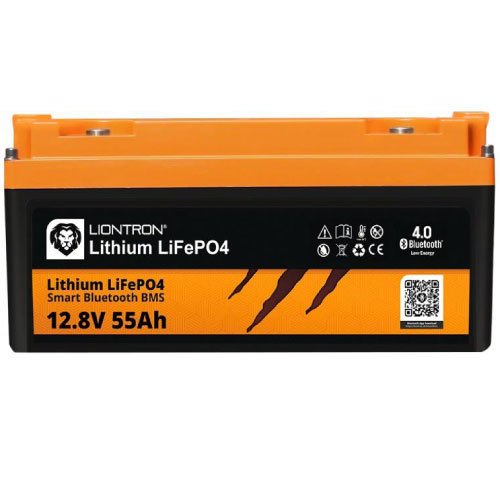 Liontron Batterie LiFePO4 LX Smart 12 Volt - 55 Ah – 704 Wh
