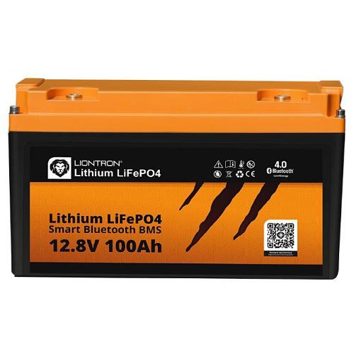 Liontron Batterie LiFePO4 LX Smart 12 Volt – 100 Ah – 1280 Wh