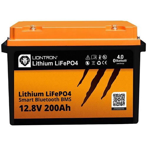 Liontron Batterie LiFePO4 LX Smart 12 Volt - 200Ah – 2560 Wh