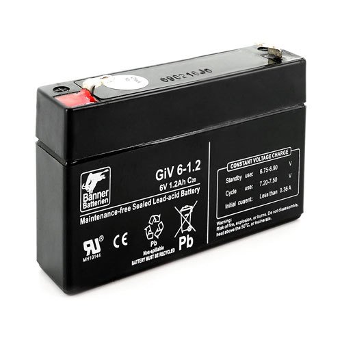 Banner GiV 06-1.2 – USV-Batterie 6 Volt – 1.2 Ah
