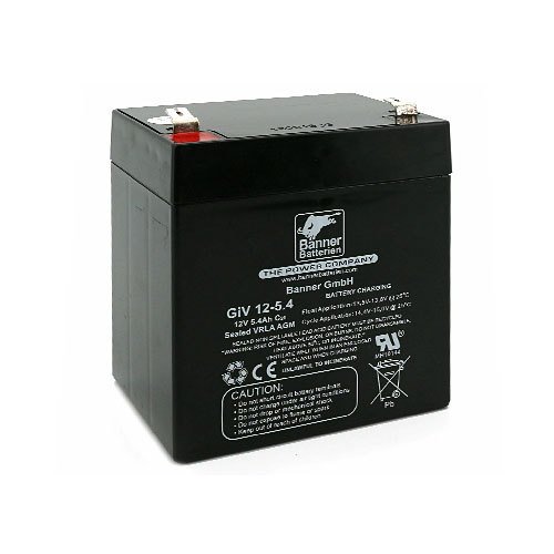 Banner GiV 12-5.4 – USV-Batterie 12 Volt – 5.4 Ah