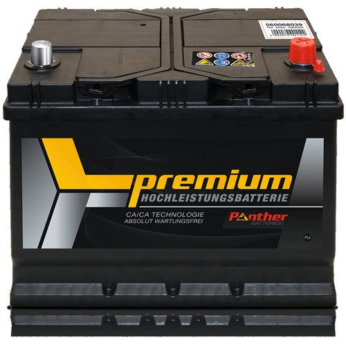 Panther Premium Starter 56068 - 12 Volt – 60 Ah – 390 A